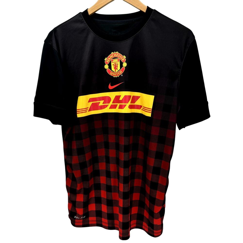 Manchester United Shirt Mens‎ Medium 2013 Pre- Match Dri Fit Short Sleeve Nike